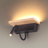 фото Св.дерево/дерево Настен. светильник LED 8W 560Лм 3000К USB зарядка WOODY HIGHTECH, арт. 3868/8WL