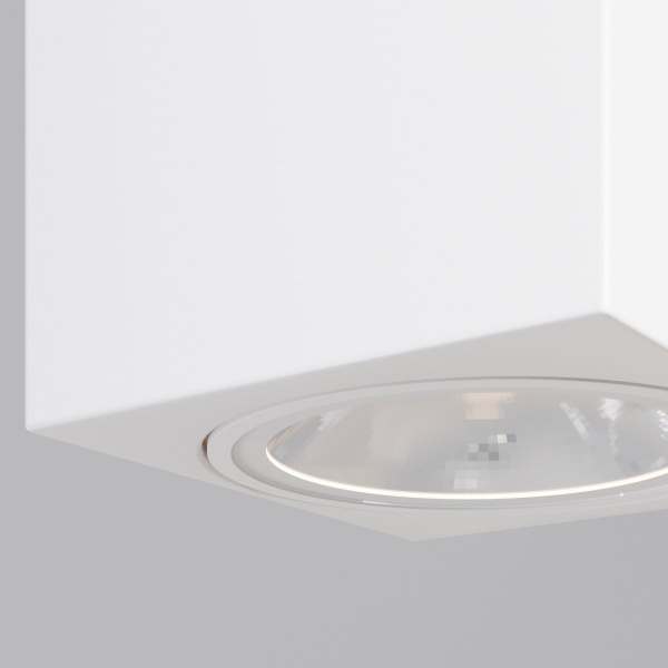 фото Уличный настенный светильник Maytoni Outdoor Block O507WL-L10W3K, белый