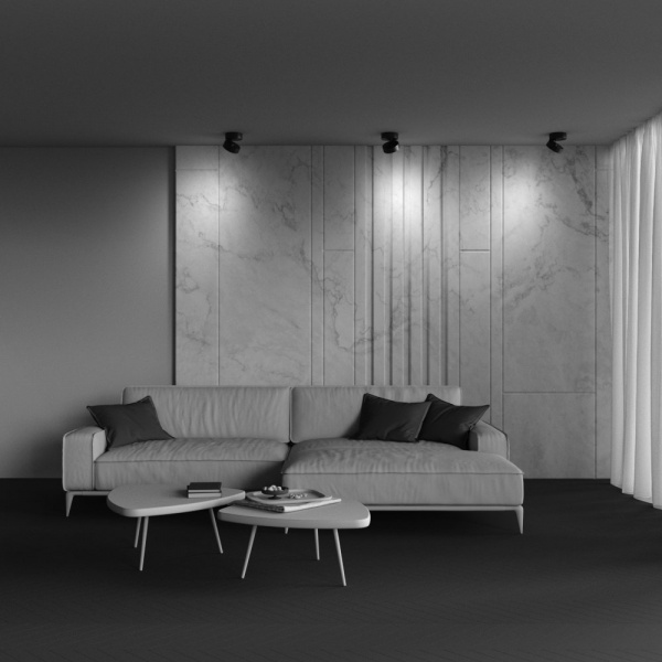 фото Потолочный светильник Maytoni Technical Onda C024CL-18W4K-B-1, черный