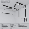 Slim Magnetic Трековый светильник 5W 4200K Event латунь 85039/01