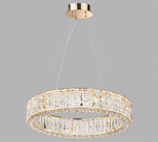 фото Золото/прозрачный/металл/хрусталь/стекло Люстра LED 52W 3700K VERSION HALL, арт. 5071/70L