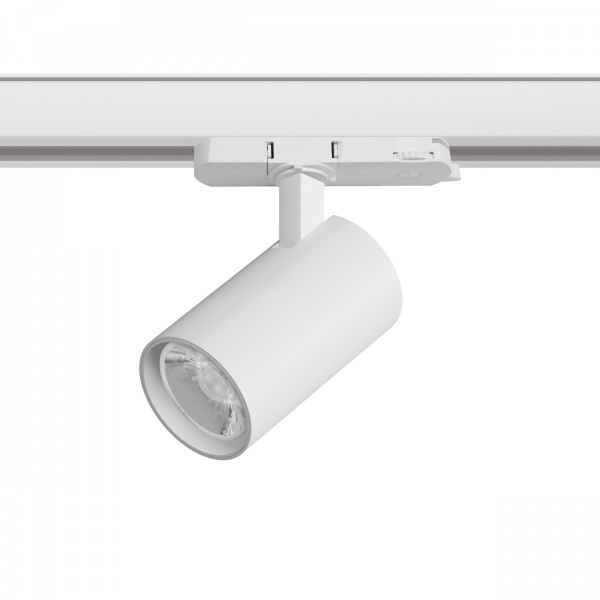 фото Светильник для трековой системы Quattro LED 15W 15G с адаптером Alta Base, белый Lightstar A5136QT15G