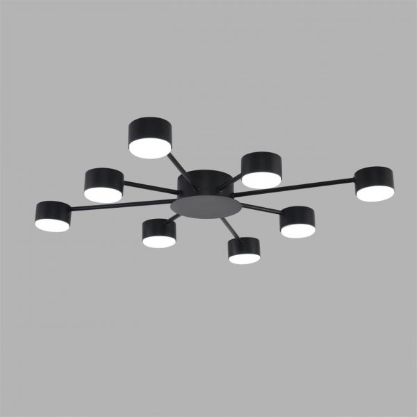 фото Черный, металл Люстра GX53 LED 8*7W 220V TORINA COMFI, арт. 8344/8C