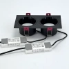фото Свет-к LED (S2920) встр. квадр. 220-240V SMD 2*10W 4000K черный +V