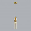 фото Золотой/янтарный/металл/стекло Подвес E27 1*40W SCROW PENDANT, арт. 5057/1A
