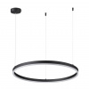 Чёрный Светильник подвесной LED 50W 3000/4000/6000К 220V ECHO LEDIO, арт. 6530/50L