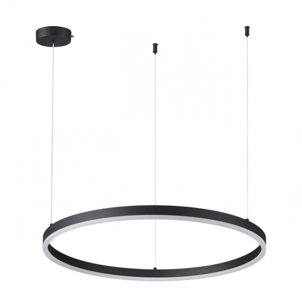 Чёрный Светильник подвесной LED 50W 3000/4000/6000К 220V ECHO LEDIO, арт. 6530/50L