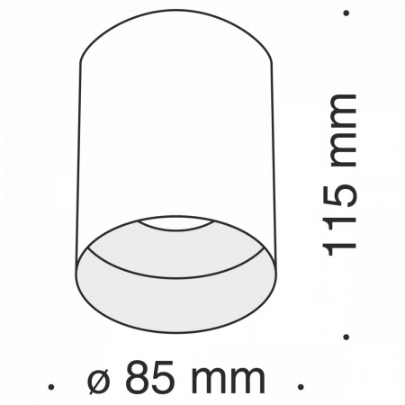 фото Потолочный светильник Maytoni Technical Slim C014CL-01W, белый