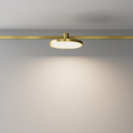 фото Трековый светильник Maytoni Technical Plato TR153-1-10W3K-BS, латунь