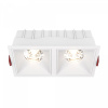Встраиваемый светильник Maytoni Technical Alfa LED DL043-02-15W3K-SQ-W, белый