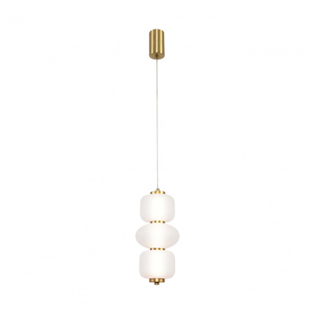 фото Бронза/белый, металл/стекло Подвес LED 10W 4000K 220V TAISHA LEDIO, арт. 8324/25L