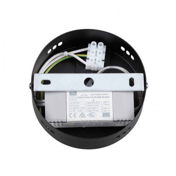 фото Черный/дымчатый/металл/акрил, стекло Бра LED 15W 4000К 220V TRENDY LEDIO, арт. 6556/15WL