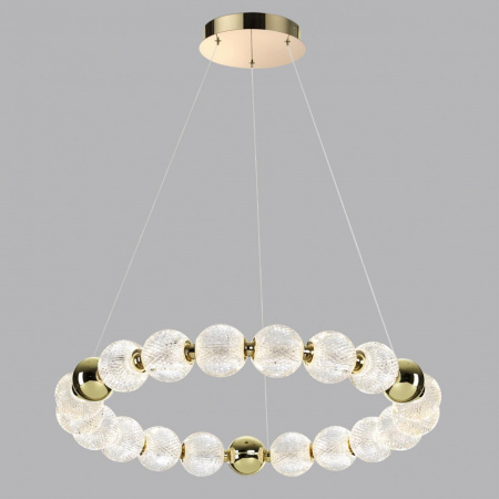 фото Золотой/металл/акрил Люстра LED 60W 4000K 5058лм CRYSTAL L-VISION, арт. 5008/60L
