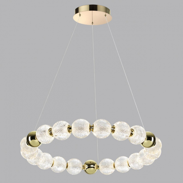 фото Золотой/металл/акрил Люстра LED 60W 4000K 5058лм CRYSTAL L-VISION, арт. 5008/60L