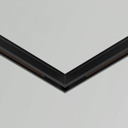 фото Коннектор угловой, накладной Levity Maytoni Technical TRA184CL-11B, черный