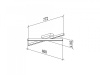 фото SWG LED светильник настенный CO-0120100B-BL-WW Черный 30Вт 3000 К