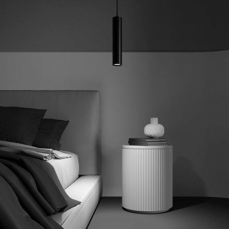 фото Трековый подвесной светильник Maytoni Technical Focus TR025-1-GU10-B, черный