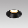 фото Комплект из светильника и рамки DOMINO ROUND MR16 ЧЁРНЫЙ Domino, черный Lightstar G214607
