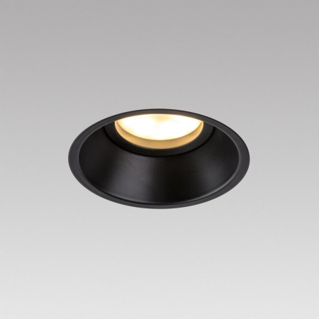 фото Комплект из светильника и рамки DOMINO ROUND MR16 ЧЁРНЫЙ Domino, черный Lightstar G214607