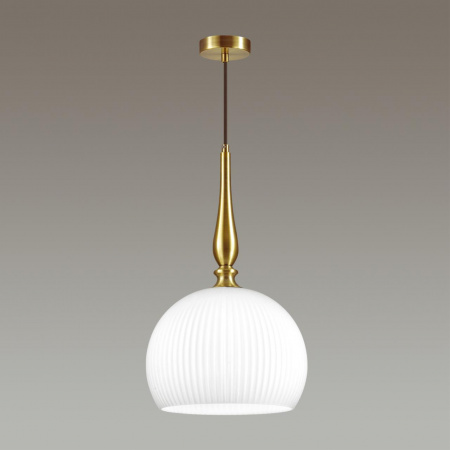 фото Белый/бронзовый Подвес E27 60W RUNGA PENDANT, арт. 4765/1