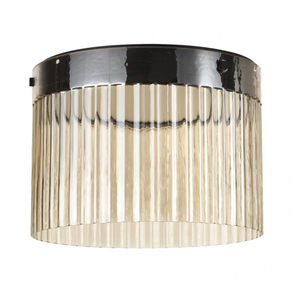 Черный/светл.янтарный/металл/стекло Потолочный светильник LED 24W 4000К 2715Лм PILLARI L-VISION, арт. 5047/24LC