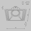 фото Встраиваемый светильник Maytoni Technical Dot DL042-01-SQ-B, черный