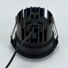 фото Свет-к LED (S1312) встр. круг. 220-240V COB 12W 4000K черный WO