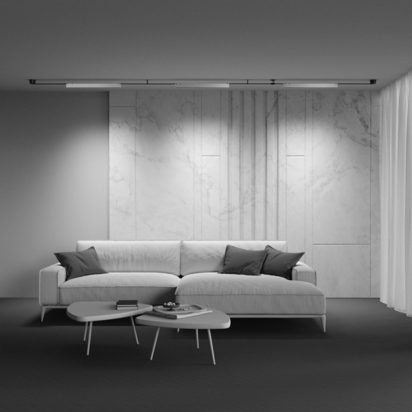 фото Трековый подвесной светильник Maytoni Technical Points TR128B-24W3K-M-W, белый