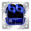фото Механизм розетки компьютерной двойной RJ45+RJ45 кат.6, S70