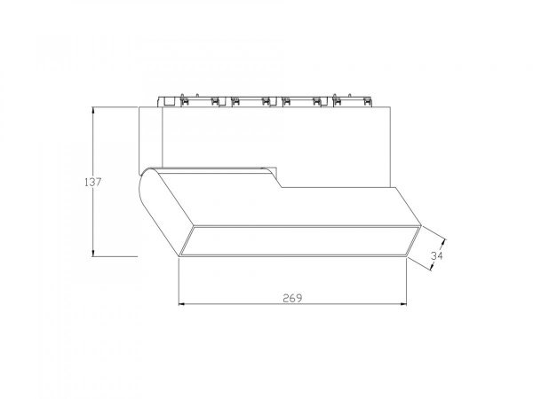фото Трековый светильник SWG 20 Вт, Белый, 4000К, SY-601256-20-WH-NW