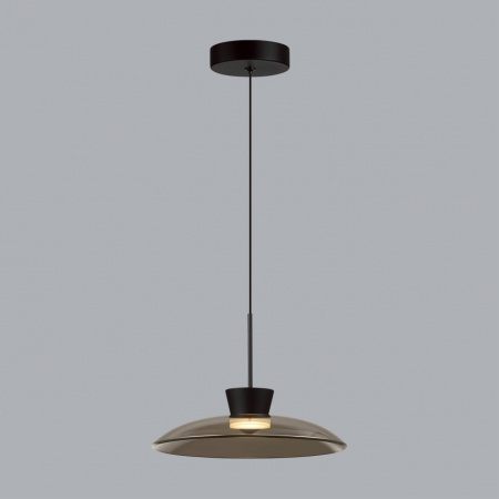 фото Черный/дымчатый/металл/стекло Подвес LED 9W 3000К SAUCER L-VISION, арт. 5055/9L