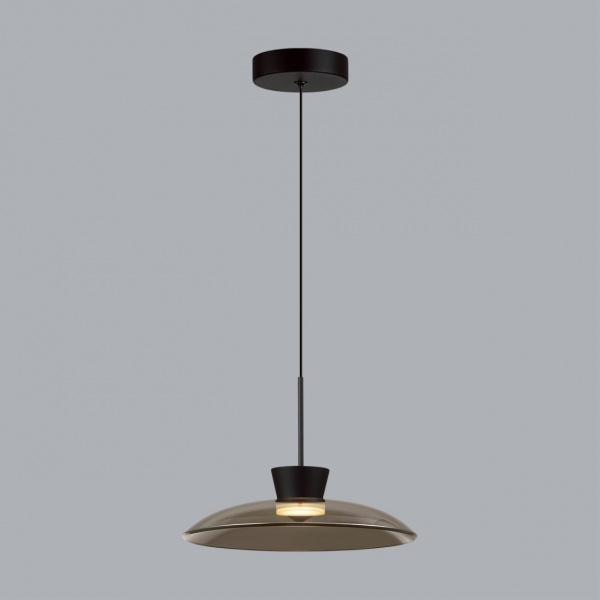 фото Черный/дымчатый/металл/стекло Подвес LED 9W 3000К SAUCER L-VISION, арт. 5055/9L
