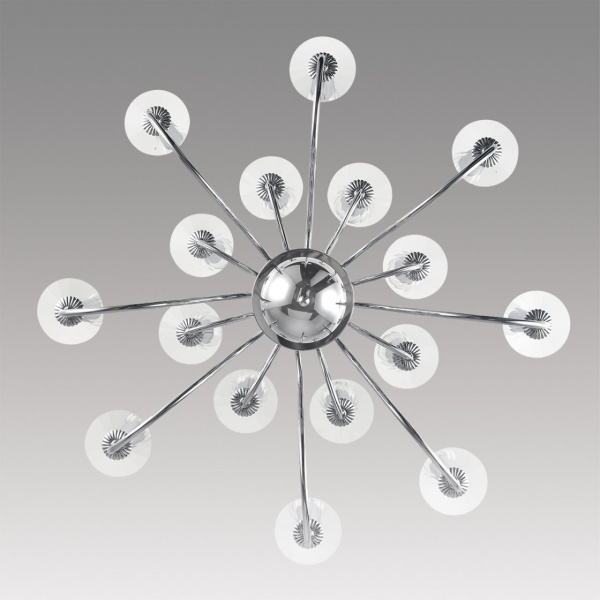 фото Хром, металл/стекло Люстра подвесная Е14 16*40W 220V INCANTO CLASSI, арт. 8034/16