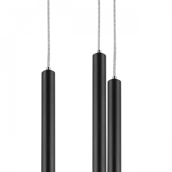 фото Люстра подвесная Tubo, черный Lightstar L5T747137