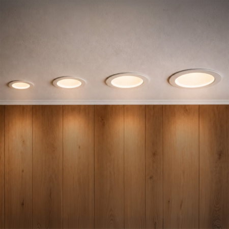 фото Светильник PVC встраиваемый светодиодный CCT IP65 ZoccoIP65, белый Lightstar 223160IP65CCT