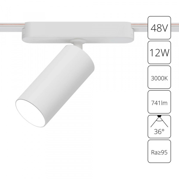 Магнитный трековый светильник Arte Lamp RAPID A1158PL-1WH