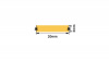 фото Светодиодная лента SWG PRO COB, 400 LED/м, 4,8 Вт/м, 24В, IP20, Цвет: Теплый белый, SWG-COB400-24-4.8-WW, катушка 5 м