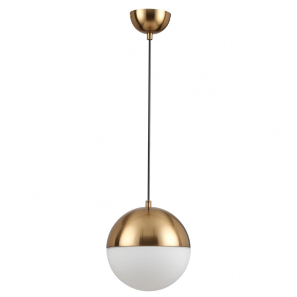 Античн.бронза/металл/белый/стекло Подвес E27 1*40W PINGA PENDANT, арт. 4960/1A