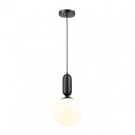 фото Черный/белый Подвес E27 1*40W (тип лампы СВЕЧА) 220V OKIA PENDANT, арт. 4668/1