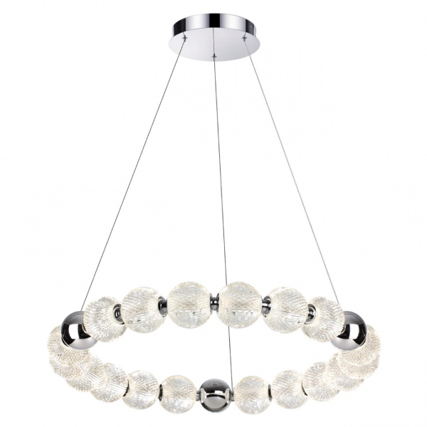 фото Хром/металл/акрил Люстра LED 60W 4000K 4987лм CRYSTAL L-VISION, арт. 5007/60L