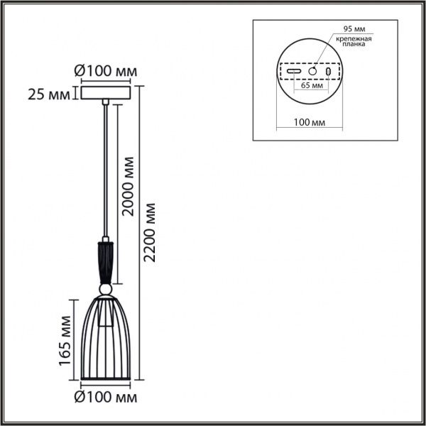 фото Античная бронза/белый, металл/керамика/стекло Подвес Е14 1*40W 220V DERBI SUSPENTIONI, арт. 8285/1A