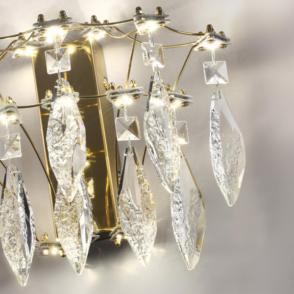 фото Настенный светильник металл/хрусталь/нерж сталь IP20 LED 25W 4000K 220-240V FLAMENCO CLASSIC, арт. 7000/25WL