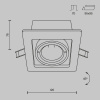 фото Встраиваемый светильник Maytoni Technical Metal Modern DL008-2-01-W, белый