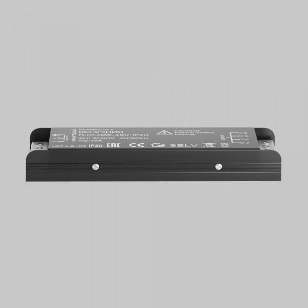 фото Источник напряжения 48В 200Вт IP20 PSL007 Maytoni Technical PSL007-200W-48V-IP20, черный