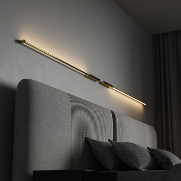 Светильник настенный светодиодный Alto LED 3000K латунь 40133/LED