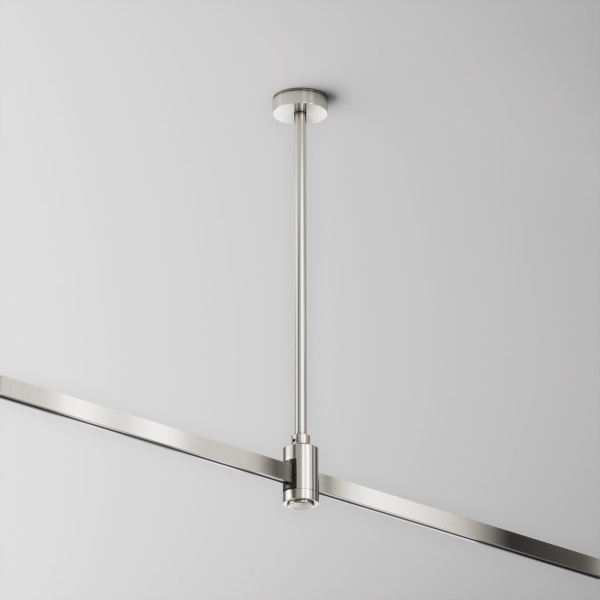 фото Крепление потолочное Среднее / Medium одинарное 300мм Flarity платина Maytoni Technical TRA158C-S1-PT