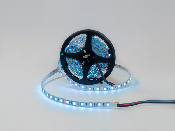Светодиодная лента 5050, 60 LED/м, 14,4 Вт/м, 24В, IP20, Цвет: RGB, SWG560-24-14.4-RGB-M, катушка 5 м