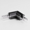 фото Slim Magnetic Коннектор угловой для встраиваемого шинопровода под ГКЛ 12,5мм черный 85212/00