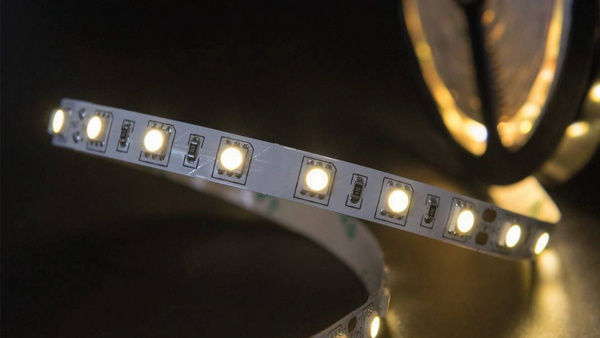 Светодиодная лента 5050, 60 LED/м, 14,4 Вт/м, 24В, IP20, Цвет: Нейтральный белый, SWG560-24-14.4-NW-M, катушка 5 м