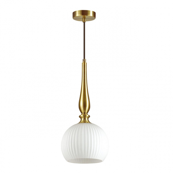 Белый/бронзовый Подвес E27 60W RUNGA PENDANT, арт. 4767/1